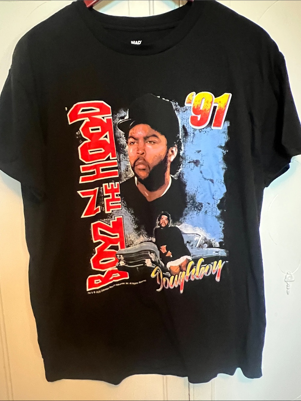 2/$7 Black 'Boyz N the Hood' Graphic Tee - Soufboy